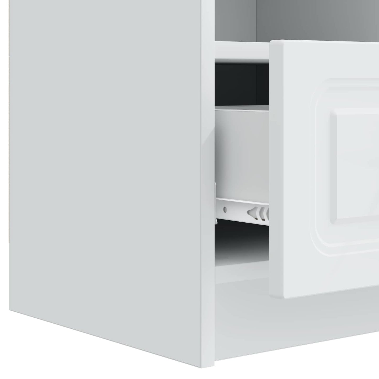 TV-kast met lade Wit 102 x 34,5 x 47 cm Bewerkt hout
