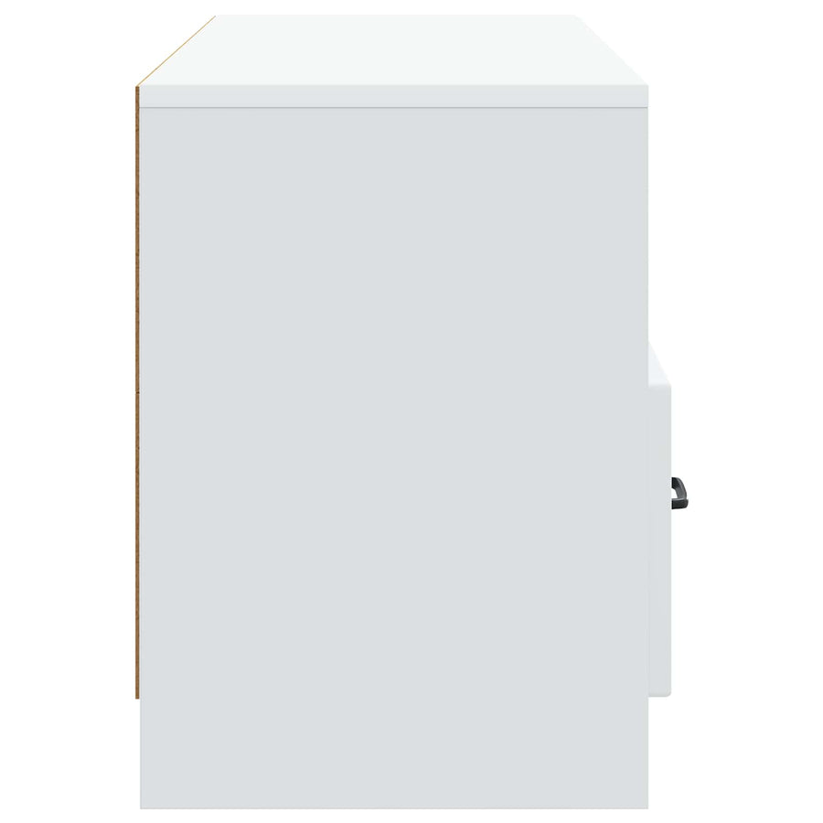 TV-kast met lade Wit 102 x 34,5 x 47 cm Bewerkt hout