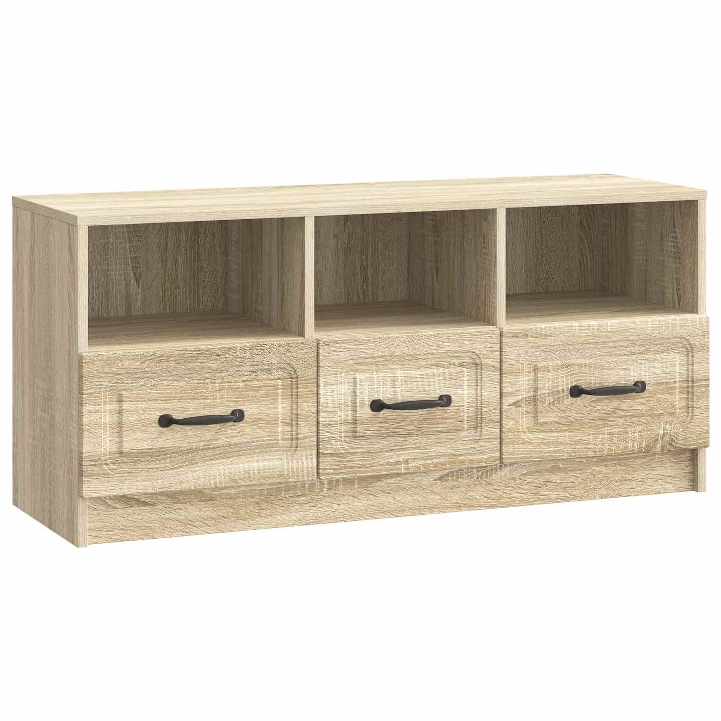 TV-kast met lade Sonoma Eiken 102 x 34,5 x 47 cm Bewerkt hout