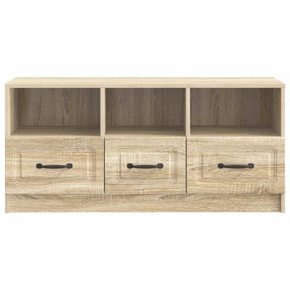 TV-kast met lade Sonoma Eiken 102 x 34,5 x 47 cm Bewerkt hout