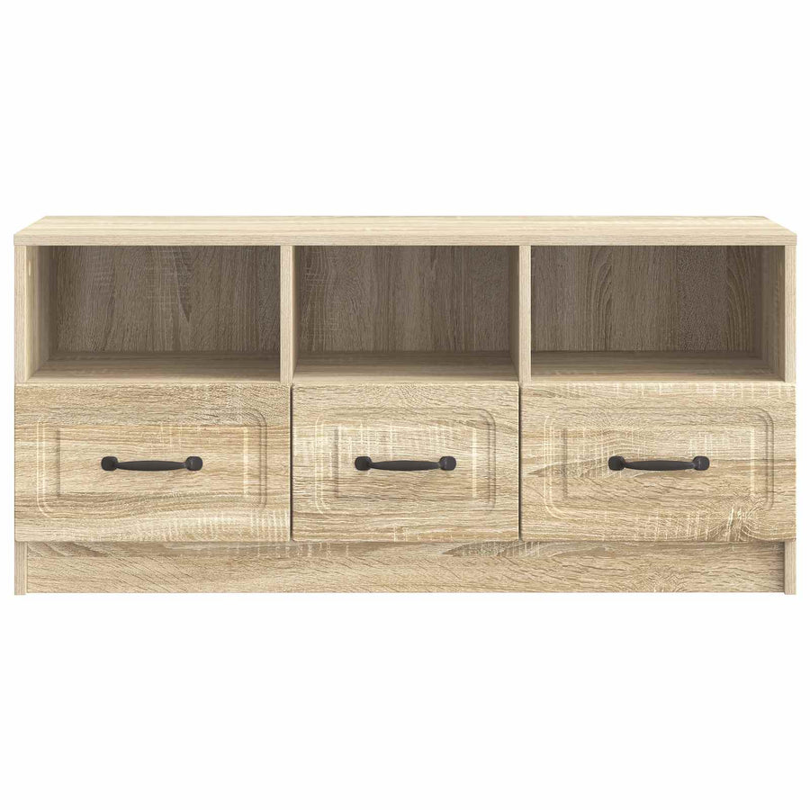 TV-kast met lade Sonoma Eiken 102 x 34,5 x 47 cm Bewerkt hout