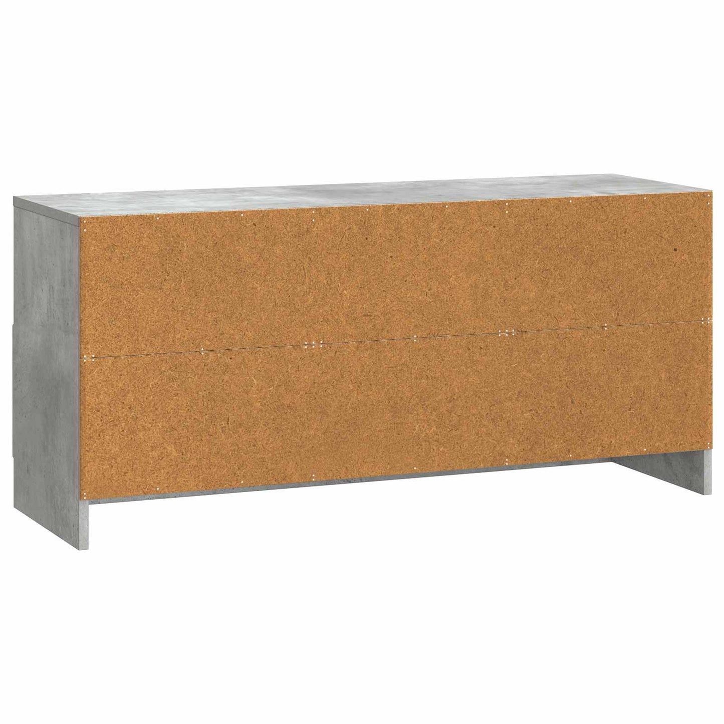 TV-kast met lade Betongrijs 102 x 34,5 x 47 cm Bewerkt hout