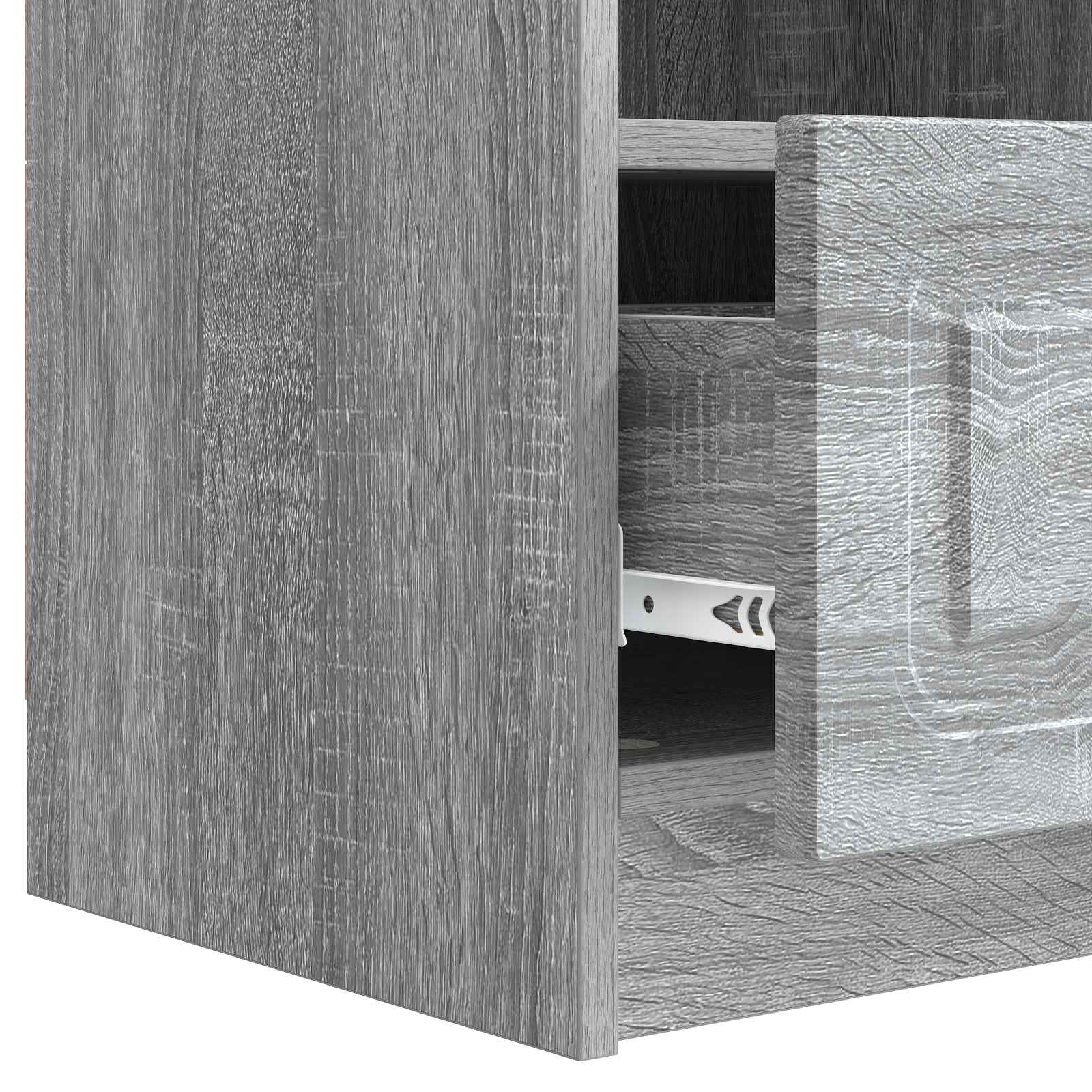 TV-kast met lade Grijs sonoma 102 x 34,5 x 47 cm Bewerkt hout