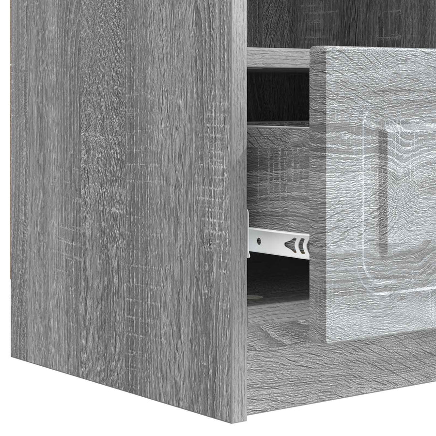 TV-kast met lade Grijs sonoma 102 x 34,5 x 47 cm Bewerkt hout