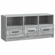 TV-kast 102x34,5x47 cm grijs sonoma bewerkt hout