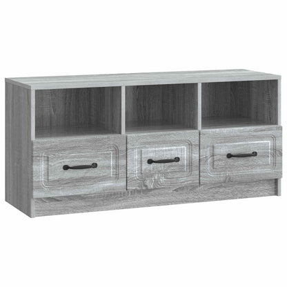 TV-kast met lade Grijs sonoma 102 x 34,5 x 47 cm Bewerkt hout