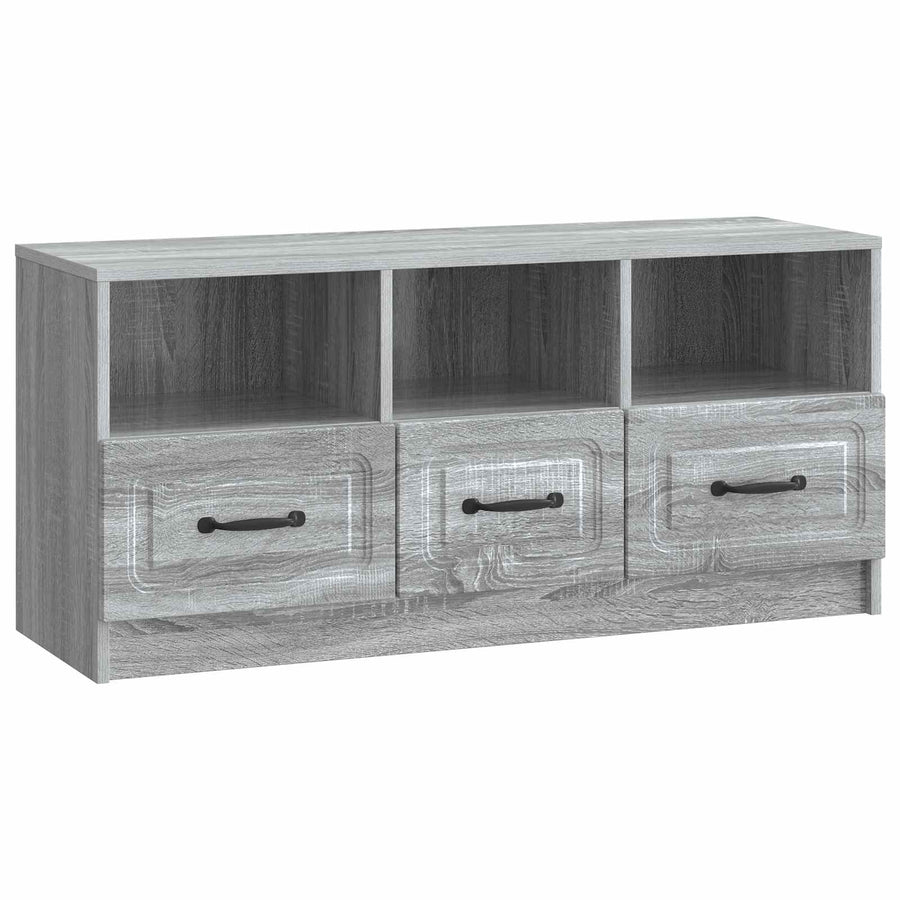 TV-kast met lade Grijs sonoma 102 x 34,5 x 47 cm Bewerkt hout