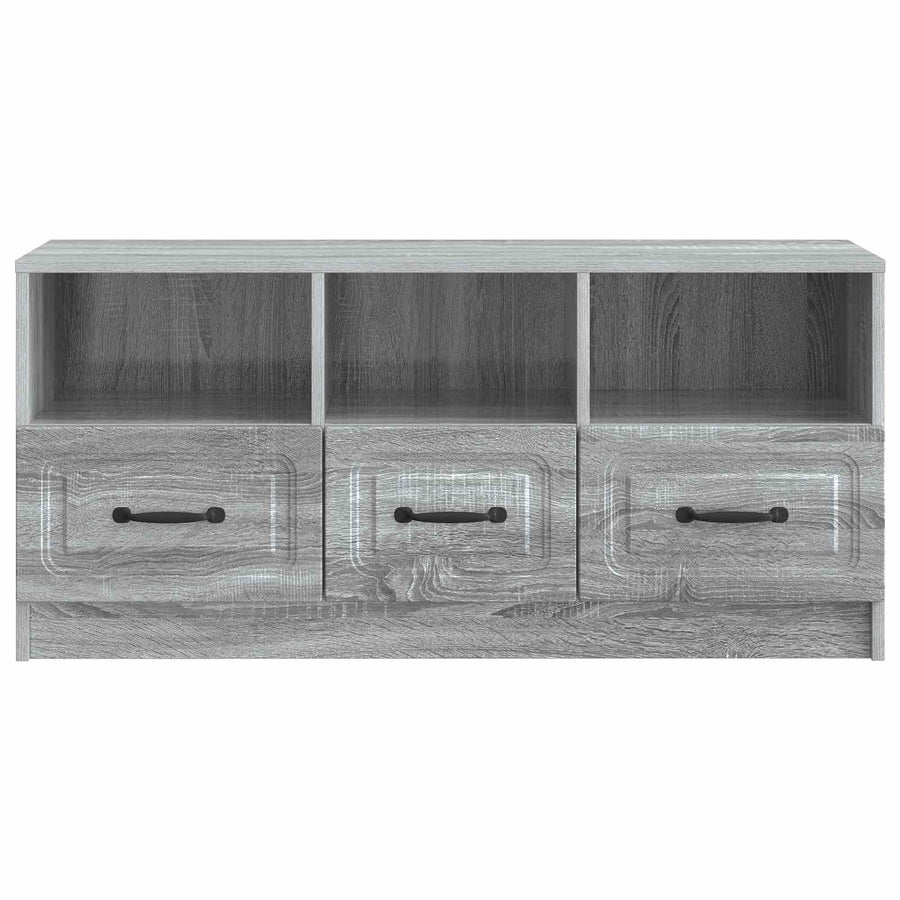 TV-kast met lade Grijs sonoma 102 x 34,5 x 47 cm Bewerkt hout