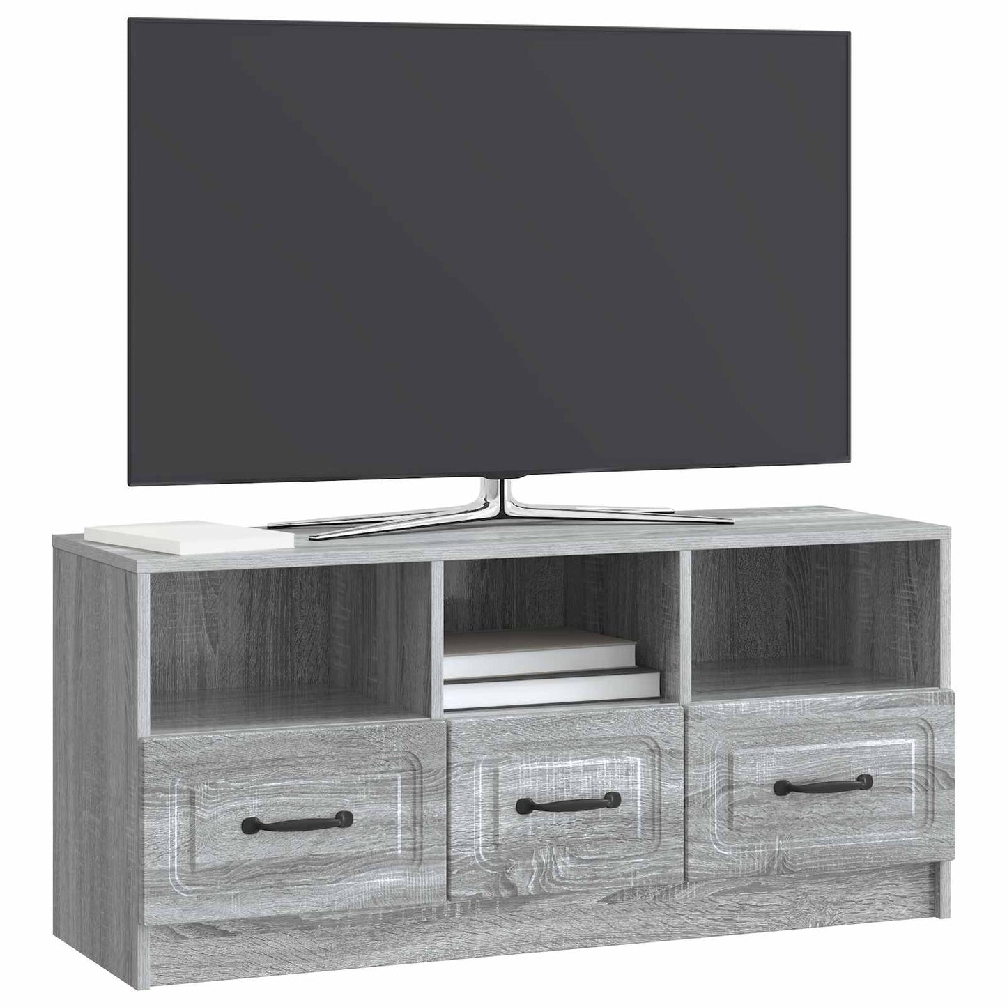 TV-kast met lade Grijs sonoma 102 x 34,5 x 47 cm Bewerkt hout