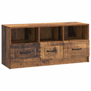 Tv-kast 102x34,5x47 cm bewerkt hout