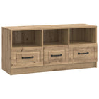 Tv-kast bewerkt hout 102x34,5x47 cm