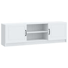 Tv-kast 150x31x47 cm bewerkt hout wit
