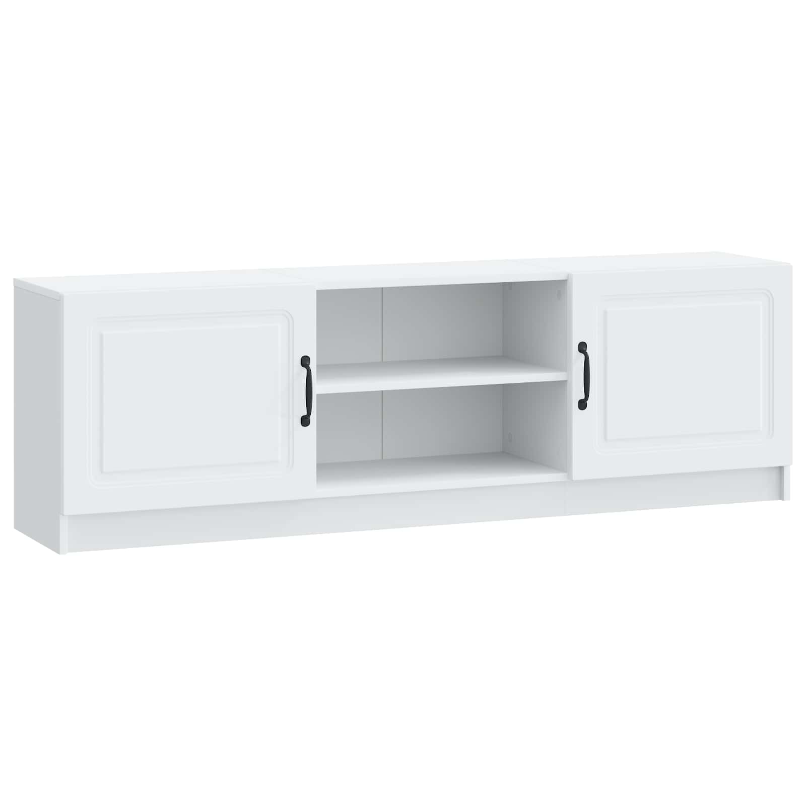 TV-kast Wit 150 x 31 x 47 cm Bewerkt hout