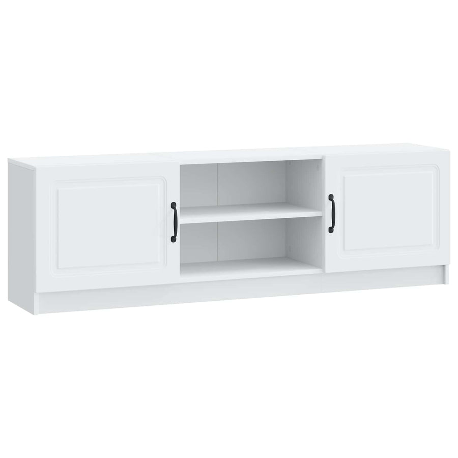 TV-kast Wit 150 x 31 x 47 cm Bewerkt hout