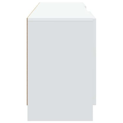 TV-kast Wit 150 x 31 x 47 cm Bewerkt hout