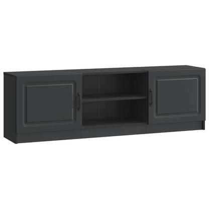 TV-kast Zwart 150 x 31 x 47 cm Bewerkt hout