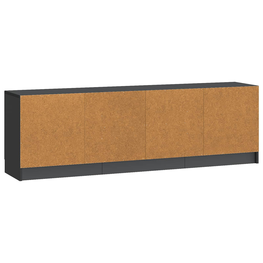 TV-kast Zwart 150 x 31 x 47 cm Bewerkt hout
