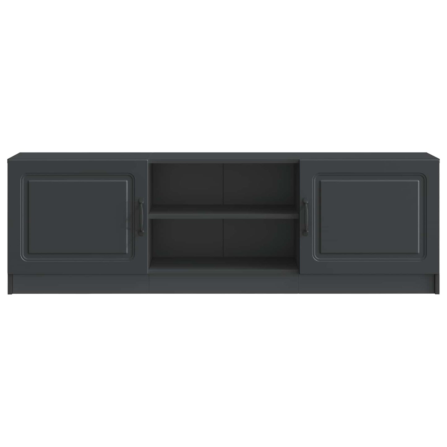 TV-kast Zwart 150 x 31 x 47 cm Bewerkt hout
