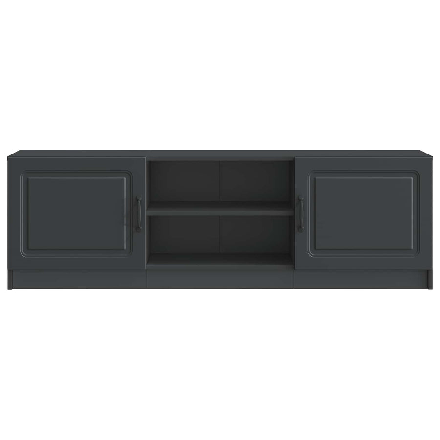 TV-kast Zwart 150 x 31 x 47 cm Bewerkt hout
