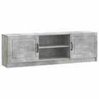 Tv-kast betongrijs 150x31x47 cm bewerkt hout