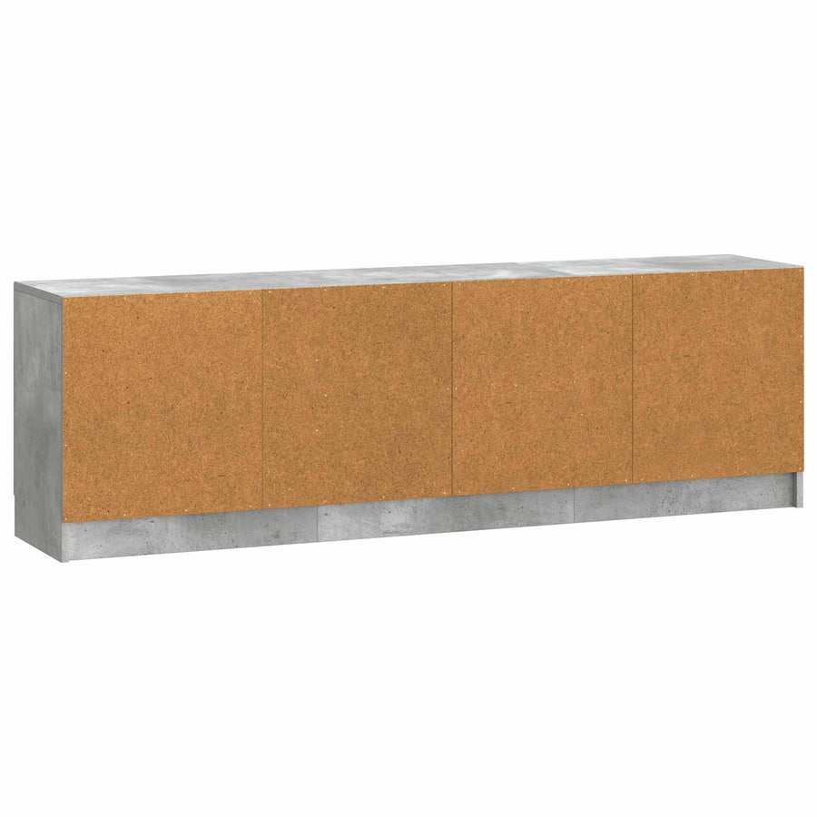 TV-kast Betongrijs 150 x 31 x 47 cm Bewerkt hout