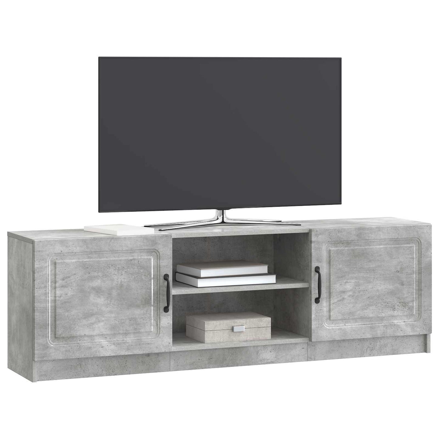 TV-kast Betongrijs 150 x 31 x 47 cm Bewerkt hout