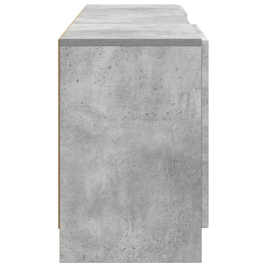 TV-kast Betongrijs 150 x 31 x 47 cm Bewerkt hout
