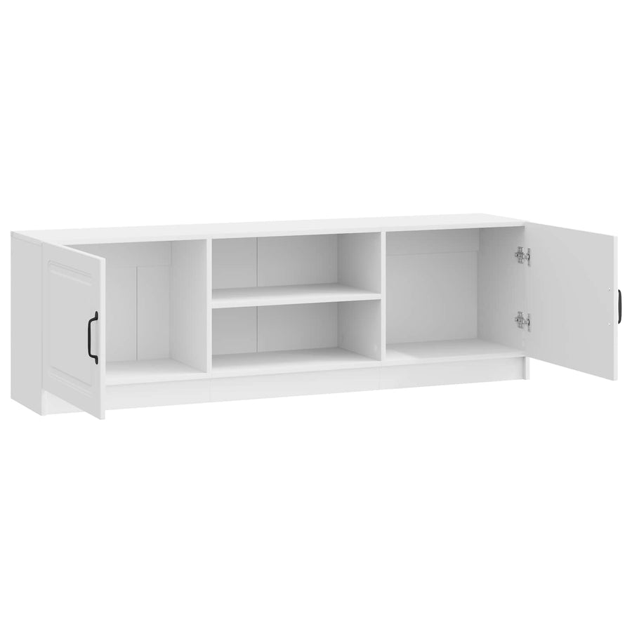 TV-kast Hoogglans Wit 150 x 31 x 47 cm Bewerkt hout