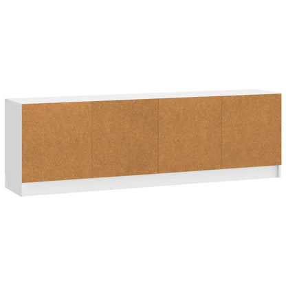 TV-kast Hoogglans Wit 150 x 31 x 47 cm Bewerkt hout
