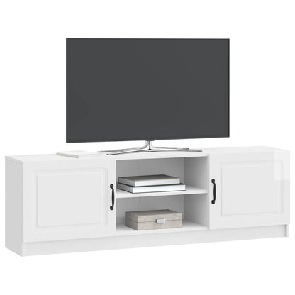 TV-kast Hoogglans Wit 150 x 31 x 47 cm Bewerkt hout