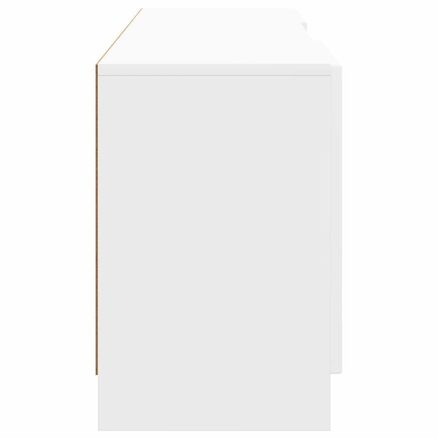 TV-kast Hoogglans Wit 150 x 31 x 47 cm Bewerkt hout