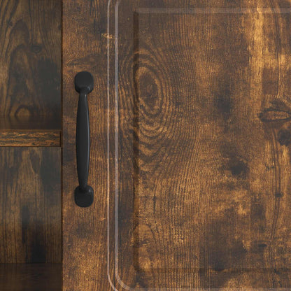 TV-kast Gerookt eiken 150 x 31 x 47 cm Bewerkt hout