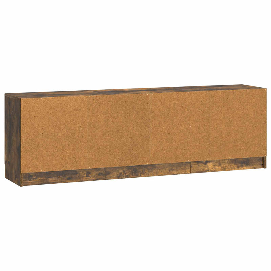 TV-kast Gerookt eiken 150 x 31 x 47 cm Bewerkt hout