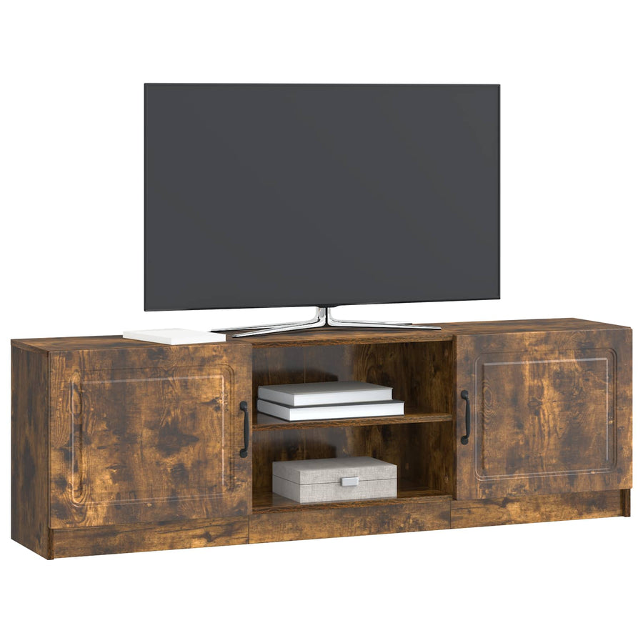 TV-kast Gerookt eiken 150 x 31 x 47 cm Bewerkt hout