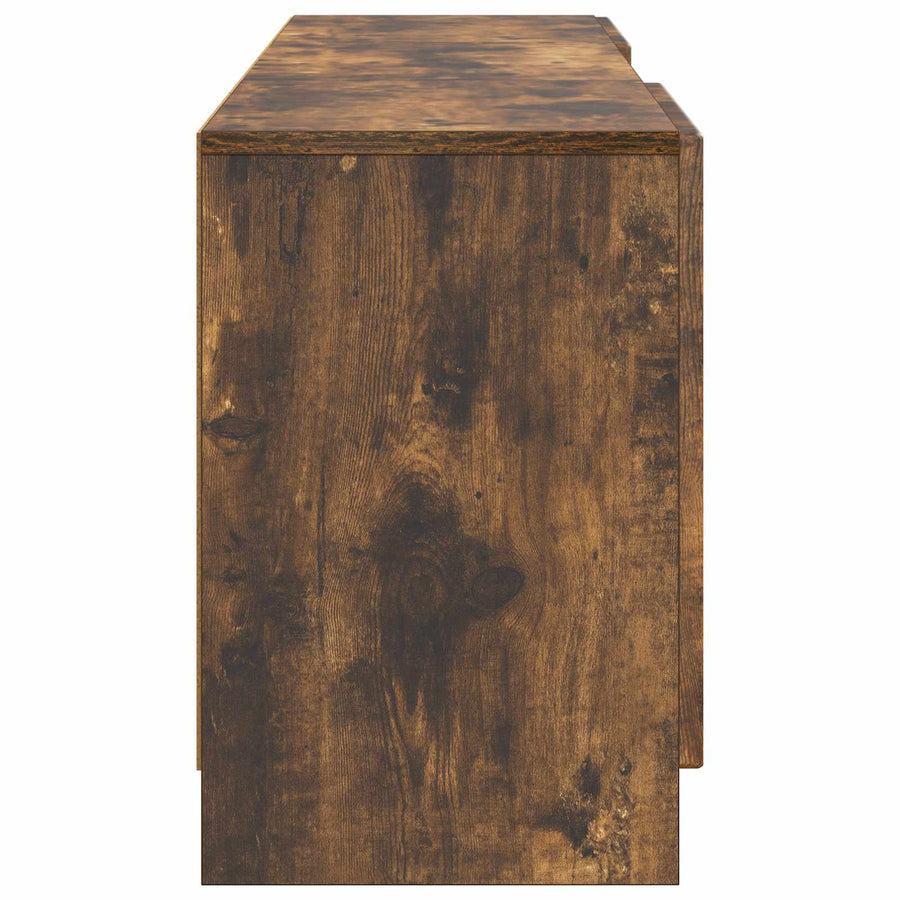 TV-kast Gerookt eiken 150 x 31 x 47 cm Bewerkt hout