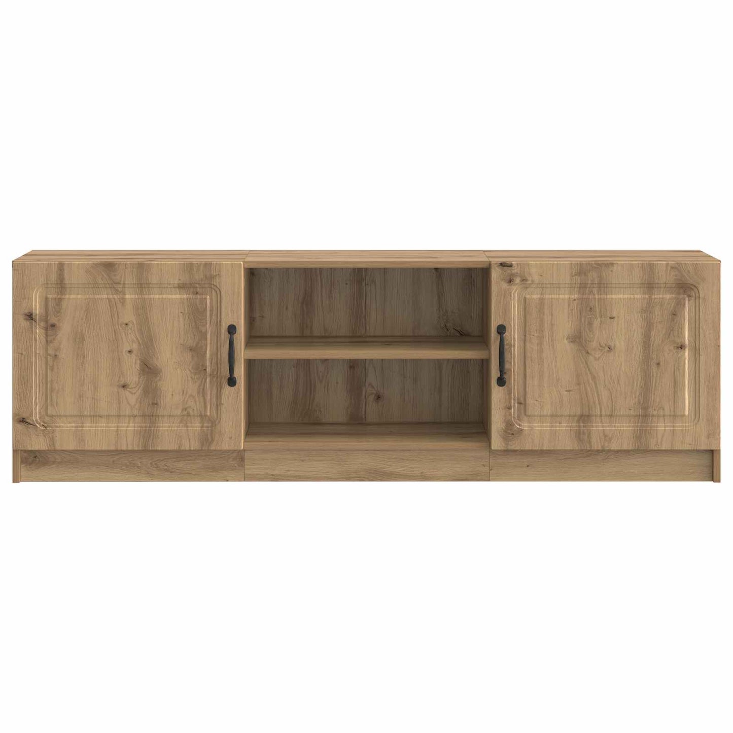 TV-kast Artisanaal eiken 150 x 31 x 47 cm Bewerkt hout