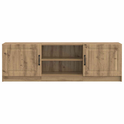 TV-kast Artisanaal eiken 150 x 31 x 47 cm Bewerkt hout