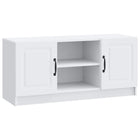 TV-kast 102x34.5x47 cm wit bewerkt hout