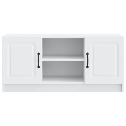 TV-kast Wit 102 x 34,5 x 47 cm Bewerkt hout