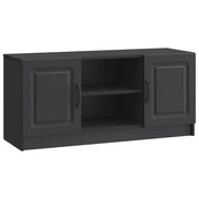 Tv-kast 102x34,5x47 cm zwart bewerkt hout
