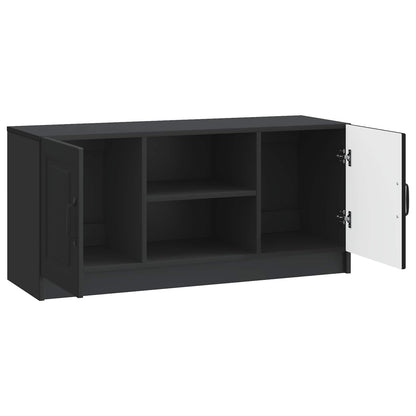 TV-kast Zwart 102 x 34,5 x 47 cm Bewerkt hout