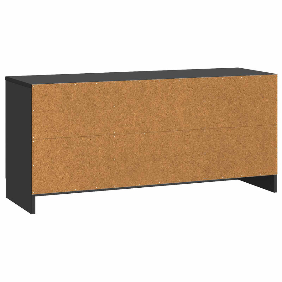 TV-kast Zwart 102 x 34,5 x 47 cm Bewerkt hout