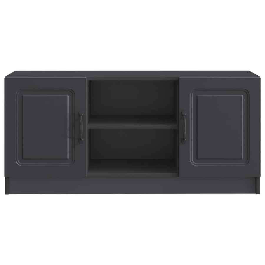 TV-kast Zwart 102 x 34,5 x 47 cm Bewerkt hout