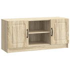 TV-kast 102x34,5x47 cm Sonoma eiken bewerkt hout