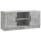 TV-kast 102x34,5x47 cm betongrijs bewerkt hout
