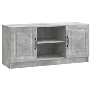 TV-kast 102x34,5x47 cm betongrijs bewerkt hout