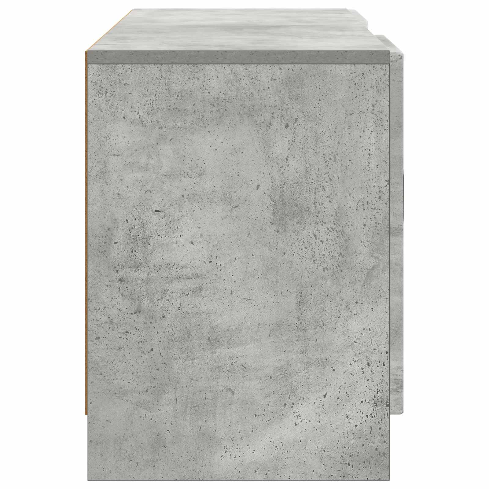 TV-kast Betongrijs 102 x 34,5 x 47 cm Bewerkt hout