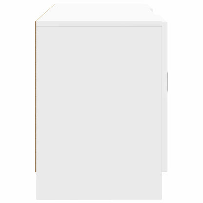 TV-kast Hoogglans Wit 102 x 34,5 x 47 cm Bewerkt hout