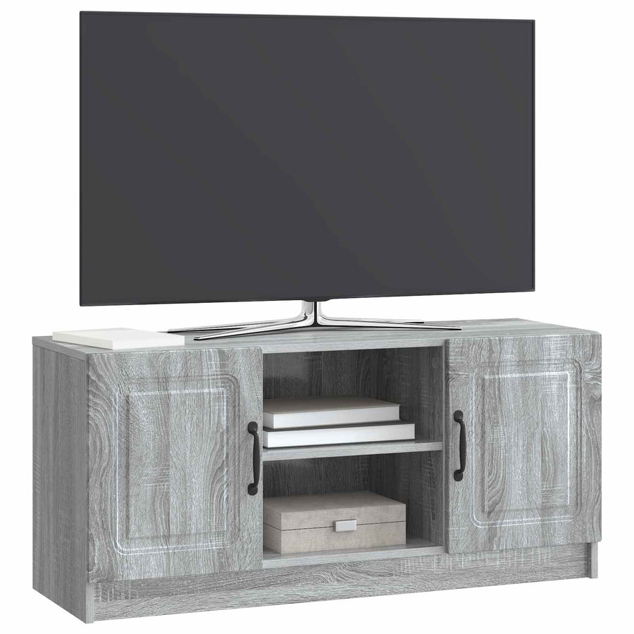 TV-kast Grijs sonoma 102 x 34,5 x 47 cm Bewerkt hout