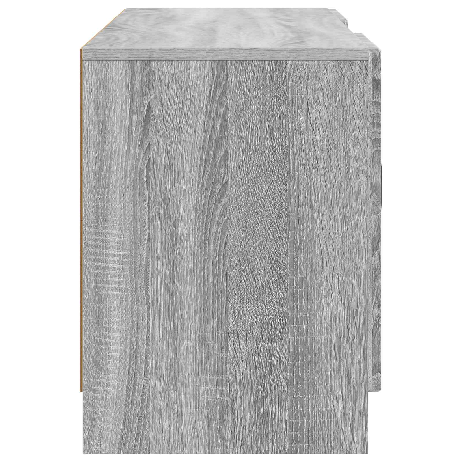 TV-kast Grijs sonoma 102 x 34,5 x 47 cm Bewerkt hout